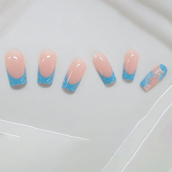 Künstlerisches Marmor-Design Nagelkunst Karnz