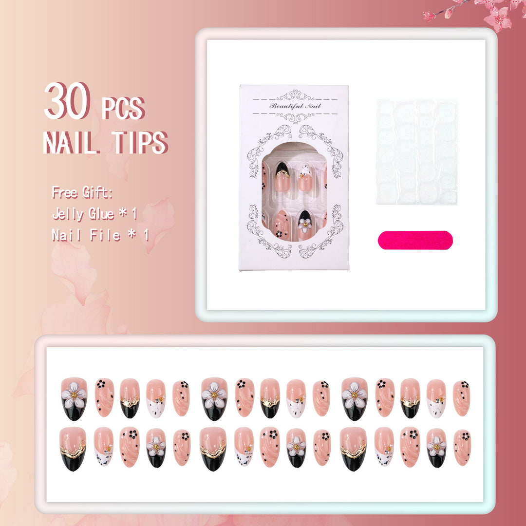 Künstlerisches Press-On-Nageldesign-Kit
