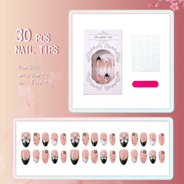 Künstlerisches Press-On-Nageldesign-Kit