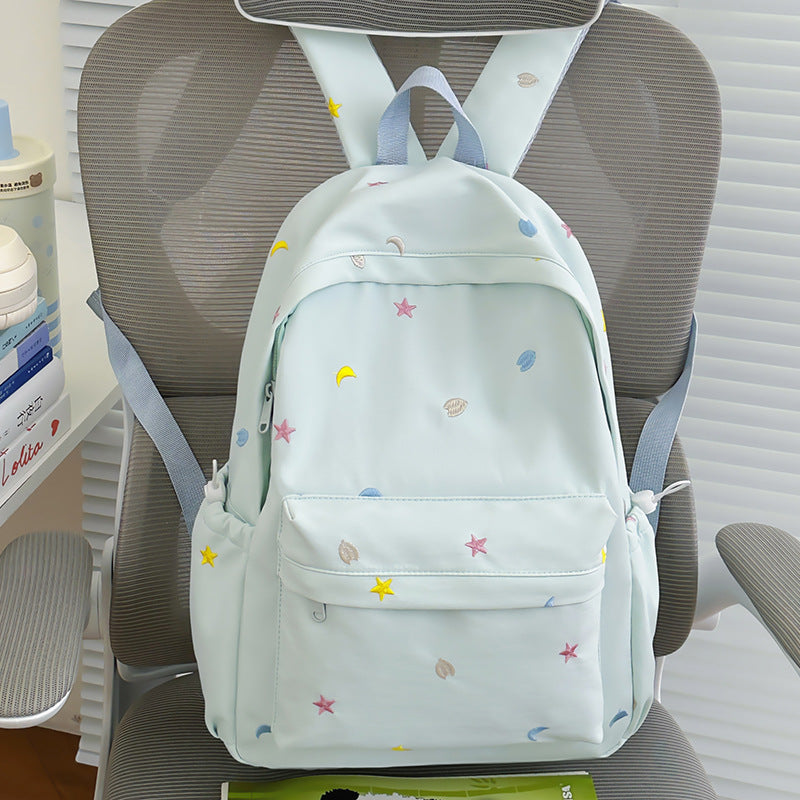 Gestickter Mond und Stern Rucksack Karnz