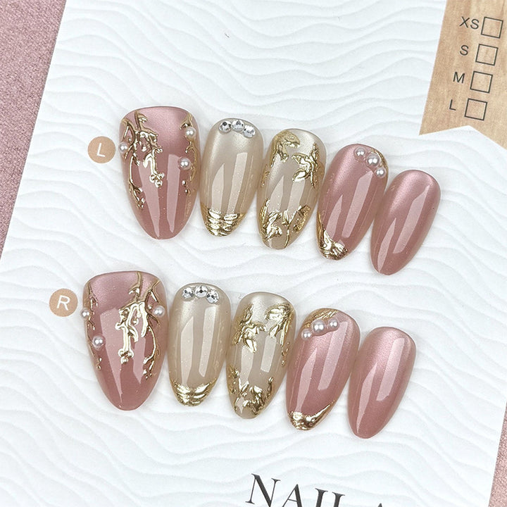 Luxus Nagelkunst-Set mit galaktischen Motiven Karnz