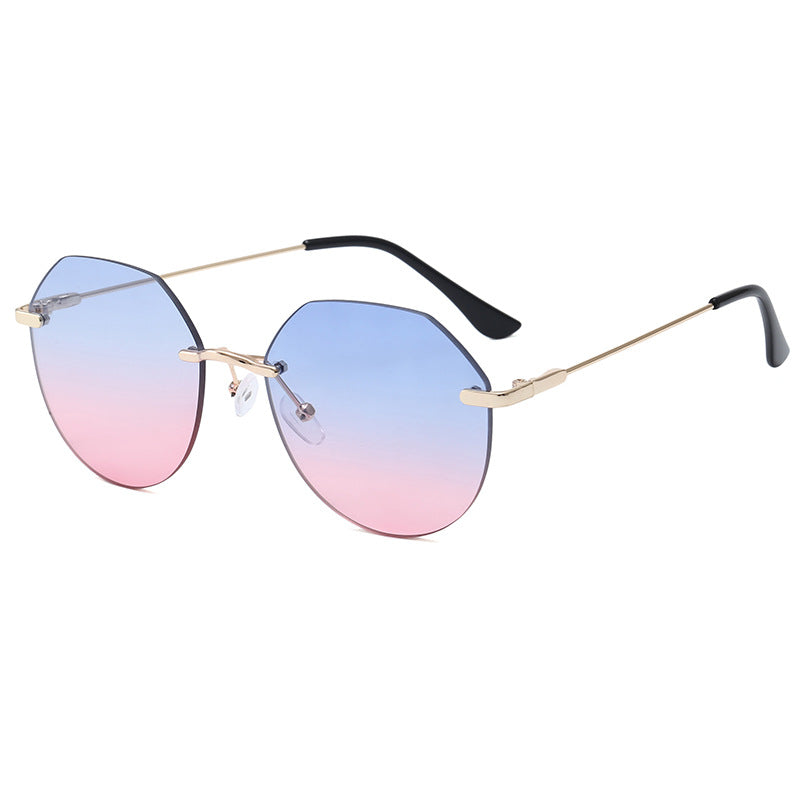 Damen Geometrische Sonnenbrille im modernen Design Karnz