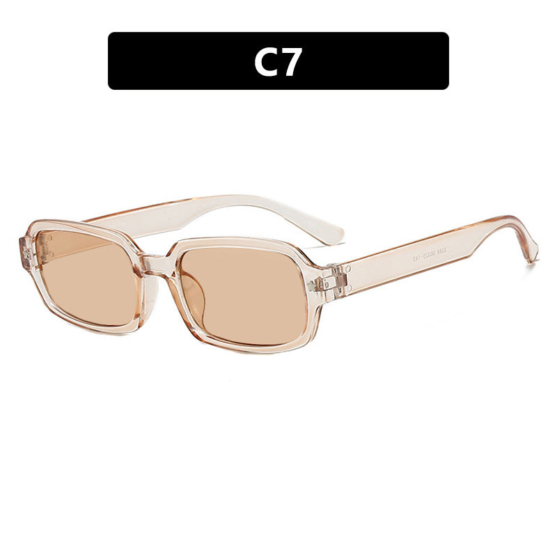 Damen modische Rechtecksonnenbrille mit herausragendem Design und schützendem UV-Filter Karnz