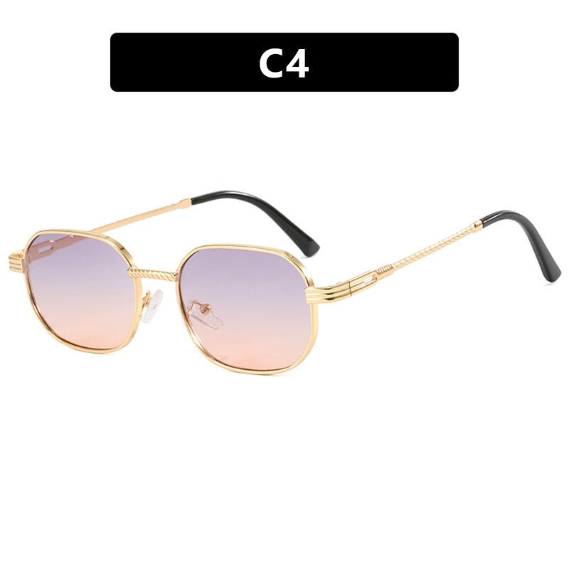 Damen quadratische Sonnenbrille mit Gradienteneffekt Karnz