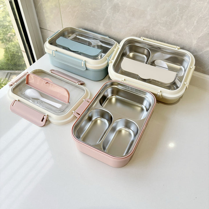 Mehrfach-Abschnitt Edelstahl Lebensmittel Aufbewahrung Lunchbox