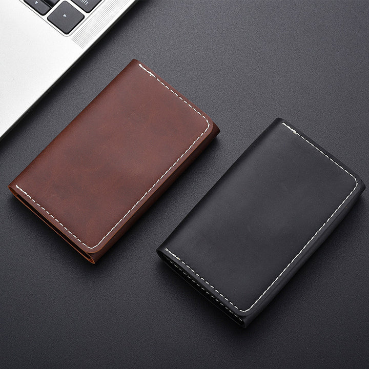 Premium Leder Minimalistischer Reisepasshalter Karnz