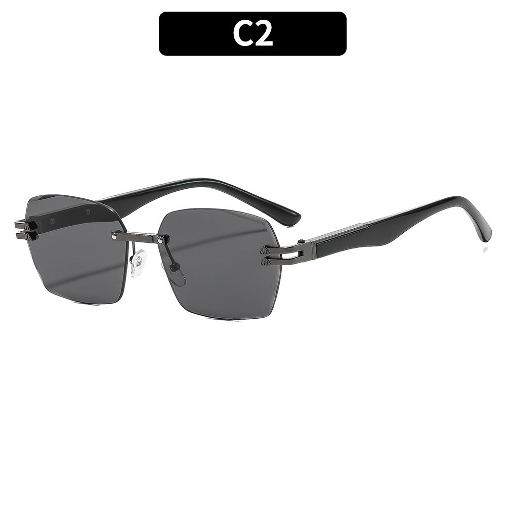 Moderne Eckige Sonnenbrille