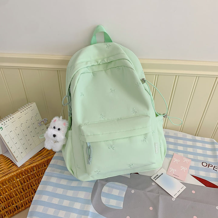 Floral Bestickter Alltagsrucksack Karnz