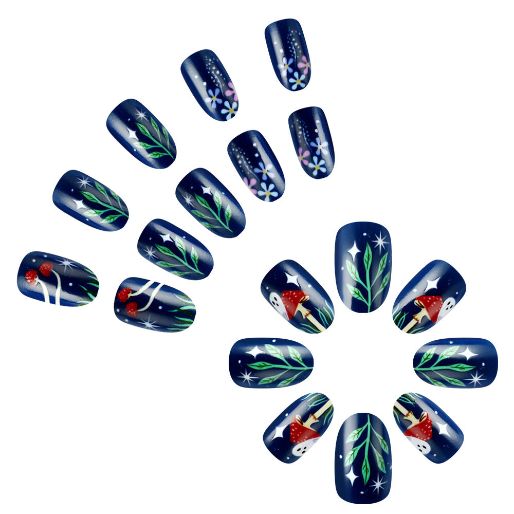 Künstlerisches Natur-Themen-Nagelkunst Karnz