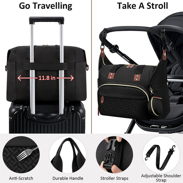 Modische und Praktische Reisehandtasche mit Vielseitigem Stauraum Karnz