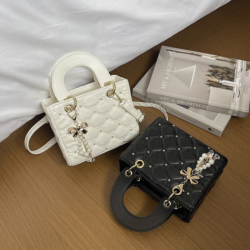 Elegante gesteppt Mini-Handtasche