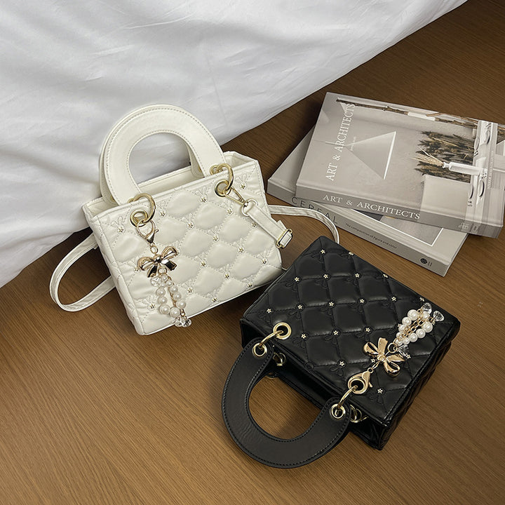Elegante gesteppt Mini-Handtasche