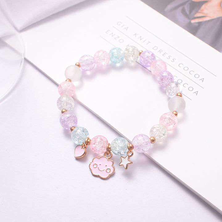 Verspielt Perlen Charm Armband Karnz