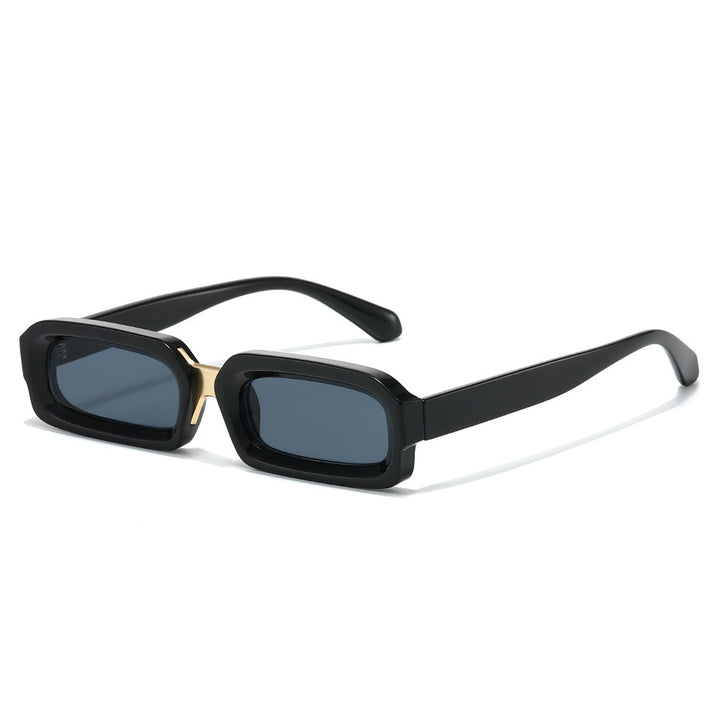 Schlanke rechteckige Rahmen-Sonnenbrille Karnz