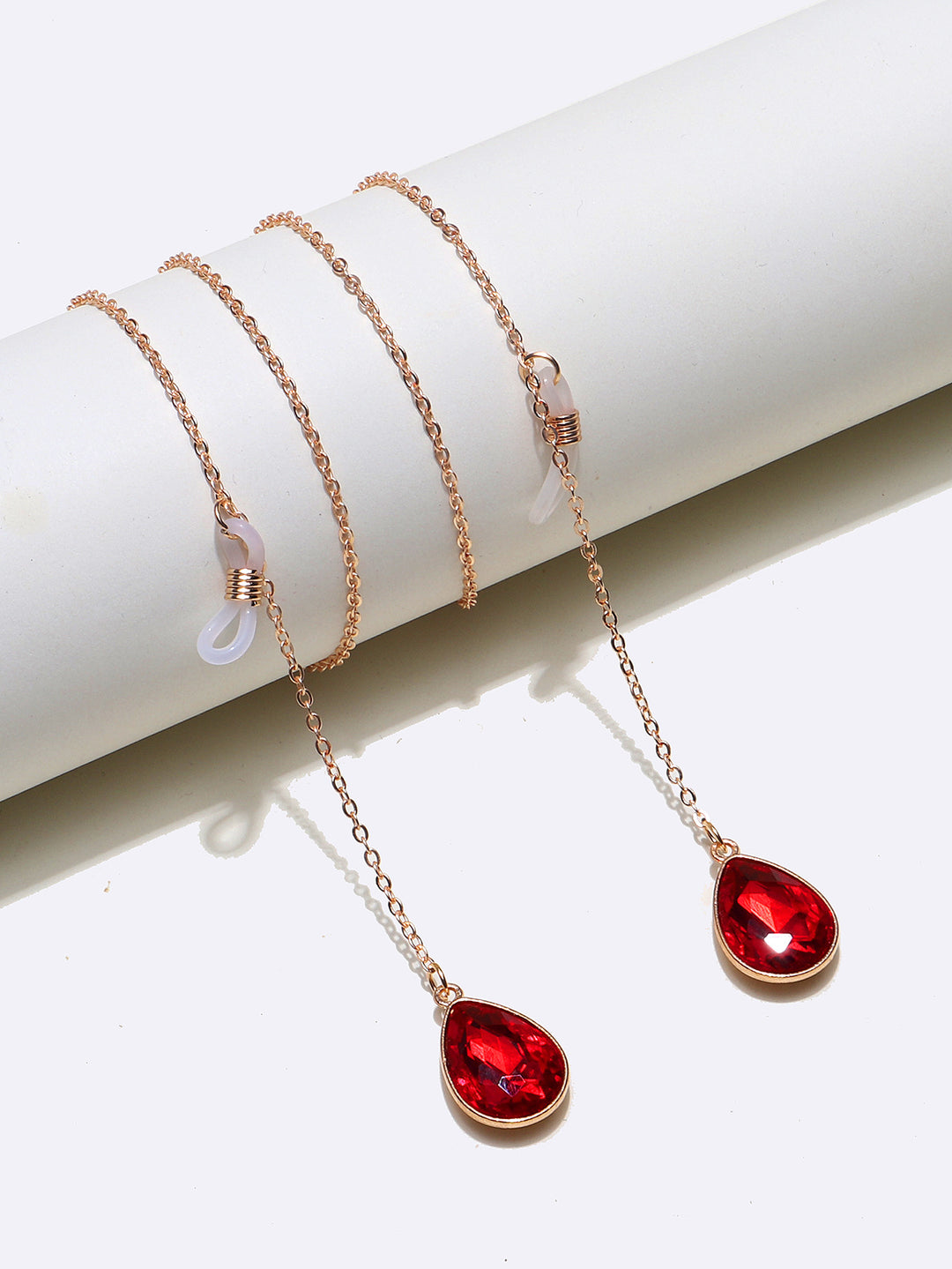 Elegante Tropfen Brillen Kette Karnz