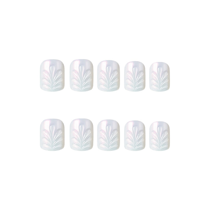 Elegantes strukturiertes Nageldesign Karnz