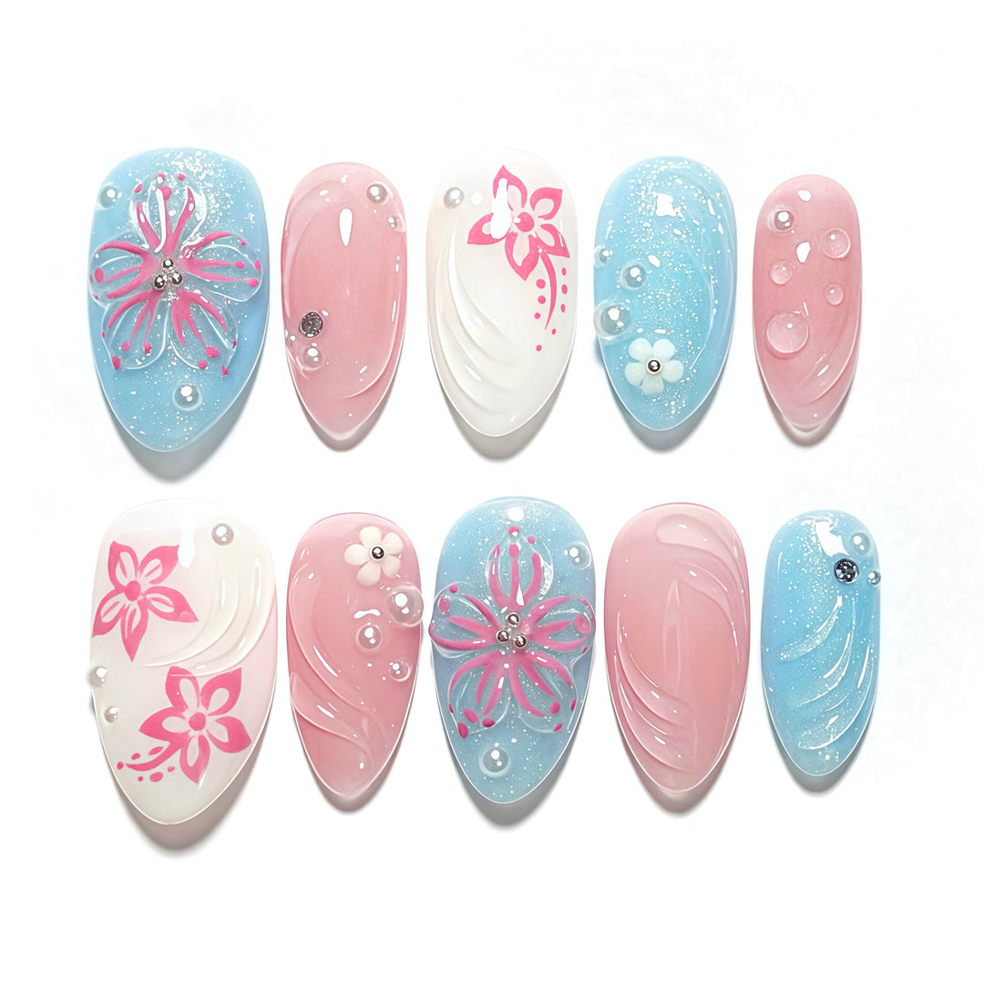 Dekoratives Press-On Nagelkunst Set 1790745645