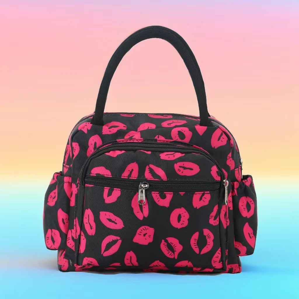 Isolierte katzenmotivierte Lunch-Tasche Karnz