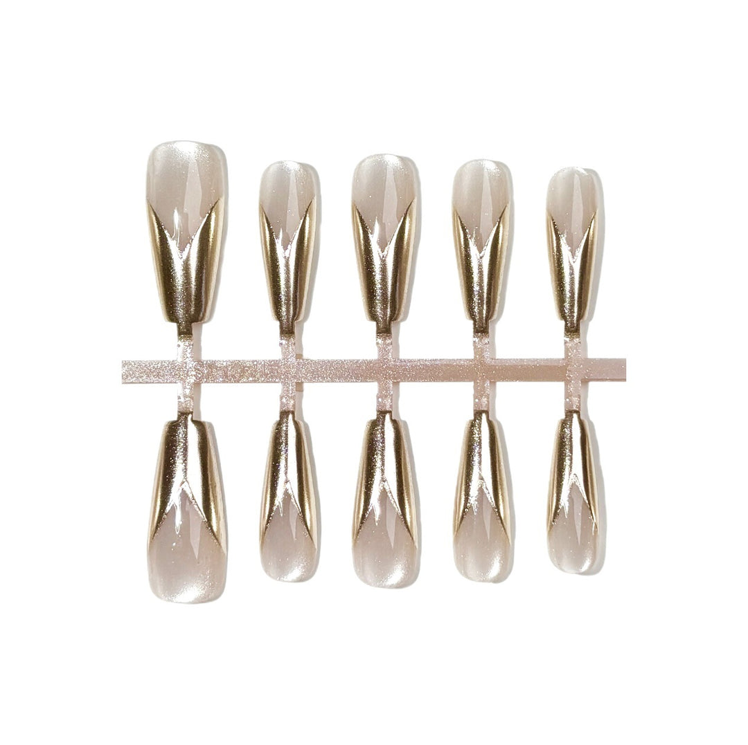Premium Elegante Press-On Nagelset
