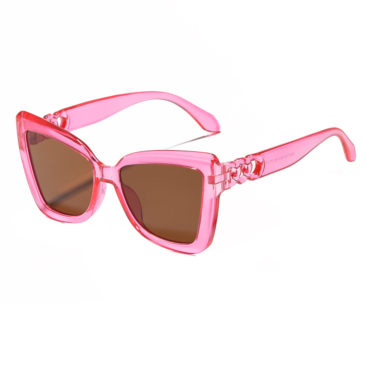 Damen modische Sonnenbrille mit auffälligem Design und robustem Rahmen Karnz