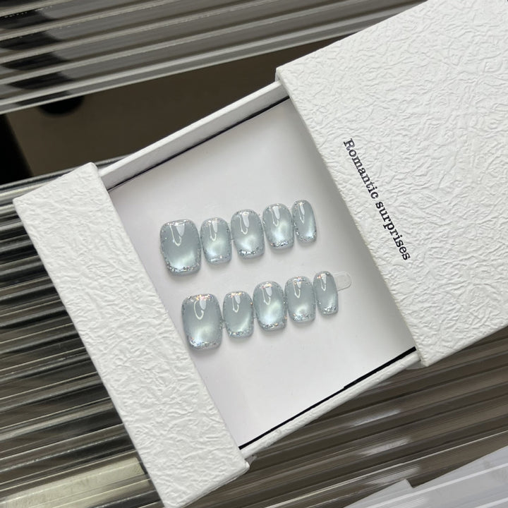 Luxuriöses Gel Press-On Nagelset