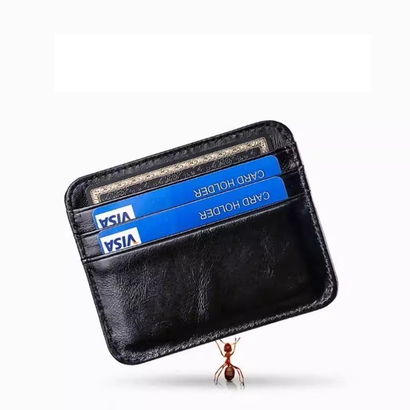 Minimalistischer Lederkartenhalter Karnz