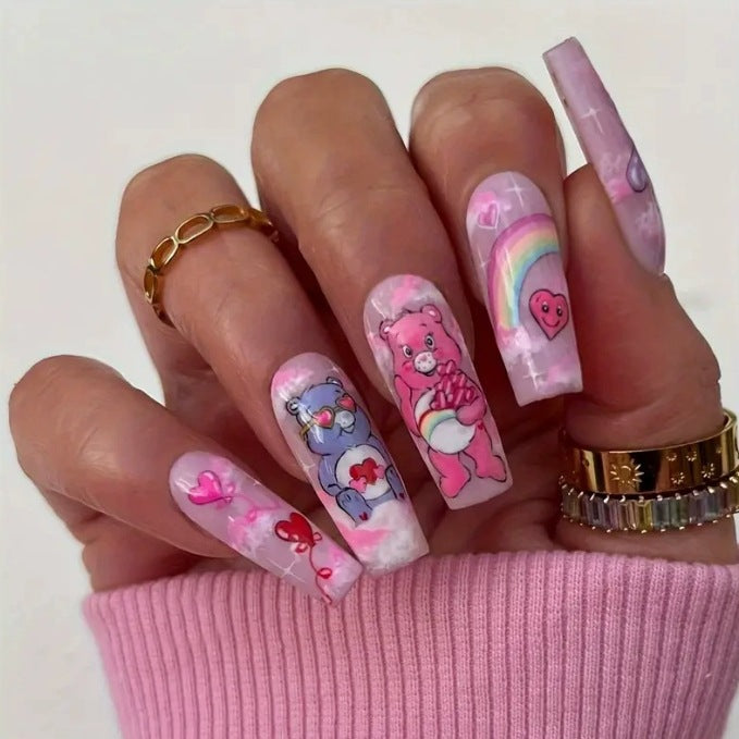Kreatives Cartoon Nagelkunstset Karnz