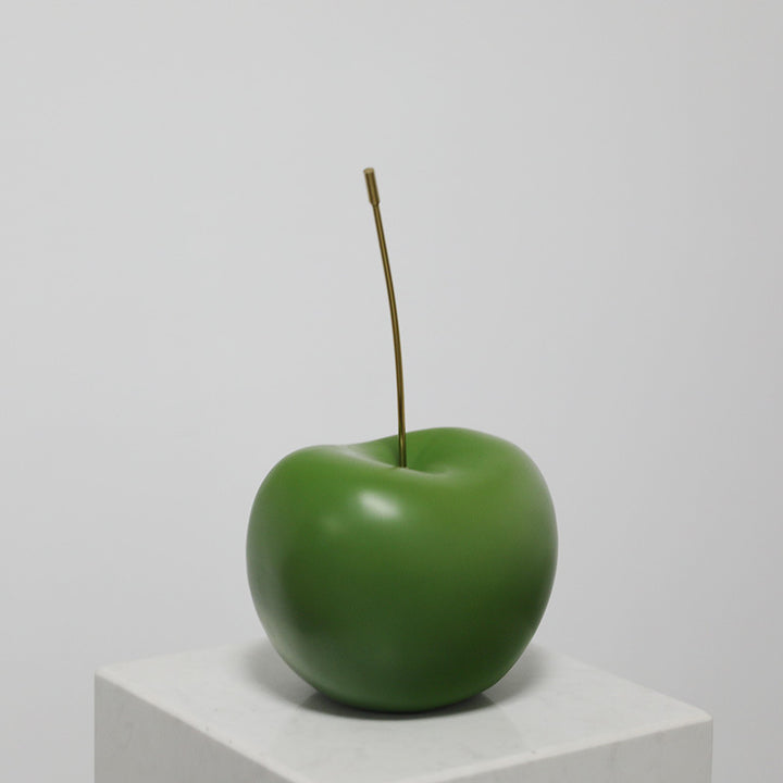 Dekorative grüne Apfel Skulptur