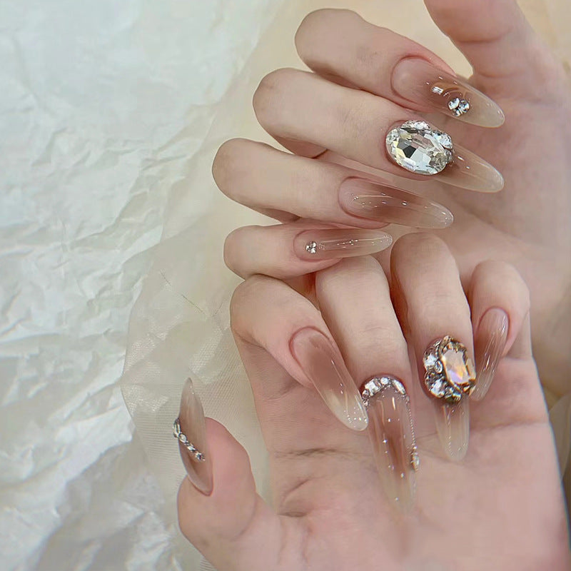Acrylic Stiletto Press-On Nägel Karnz