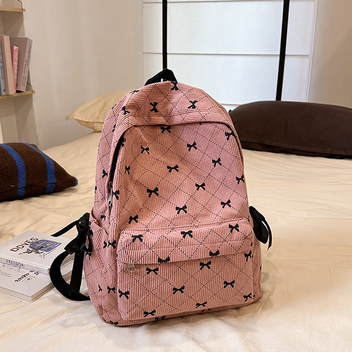 Gestepptes Rucksack mit Schleifendetail