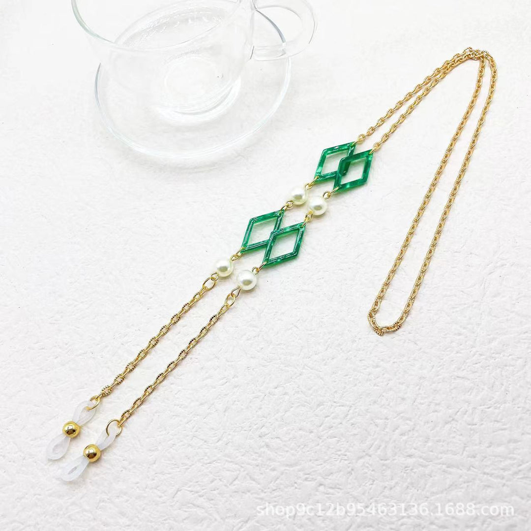 Elegante geometrische Halskette Karnz