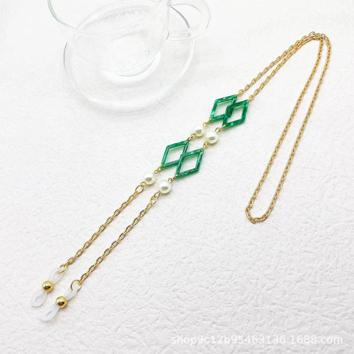 Elegante geometrische Halskette Karnz