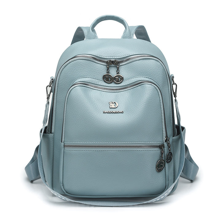 Multi-Funktionaler Leder-Rucksack Karnz