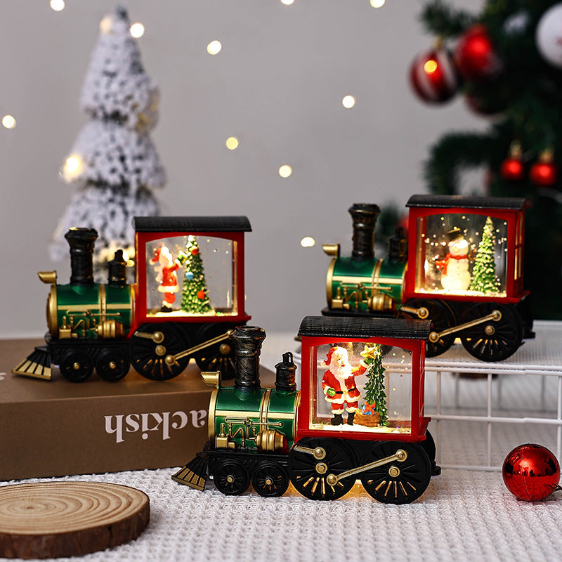 Beleuchtete Weihnachtszug-Dekoration Karnz