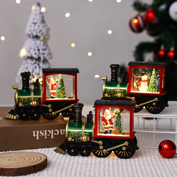 Beleuchtete Weihnachtszug-Dekoration Karnz