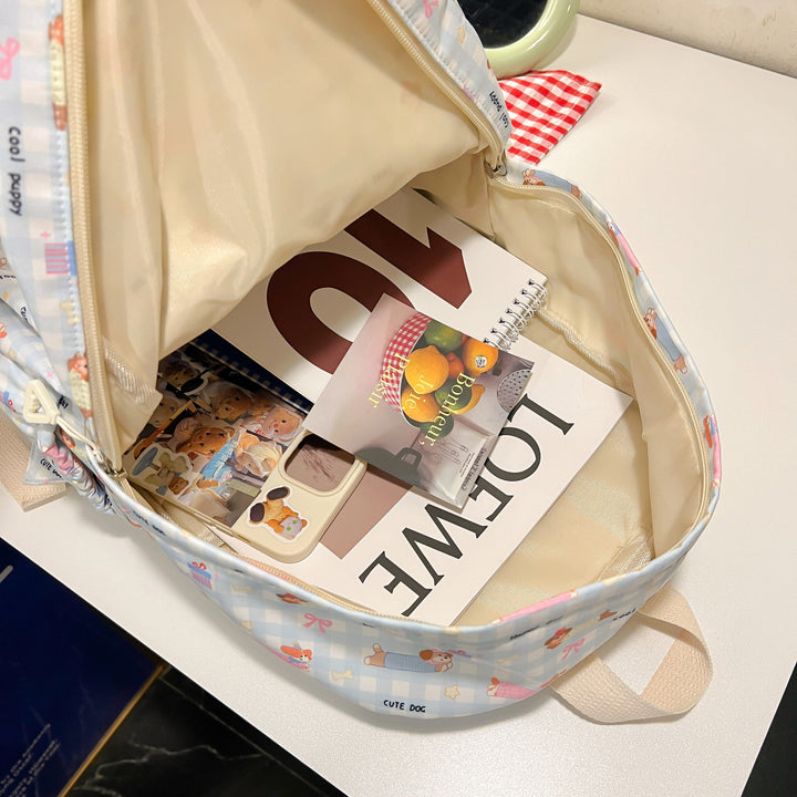 Niedlicher Rucksack mit Aufgesticktem Katzenmotiv Karnz
