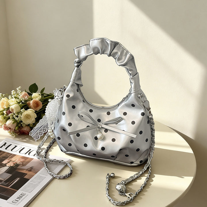 WoChic Punktmuster Handtasche Karnz