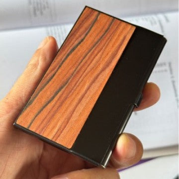 Holz Kreditkartenhalter