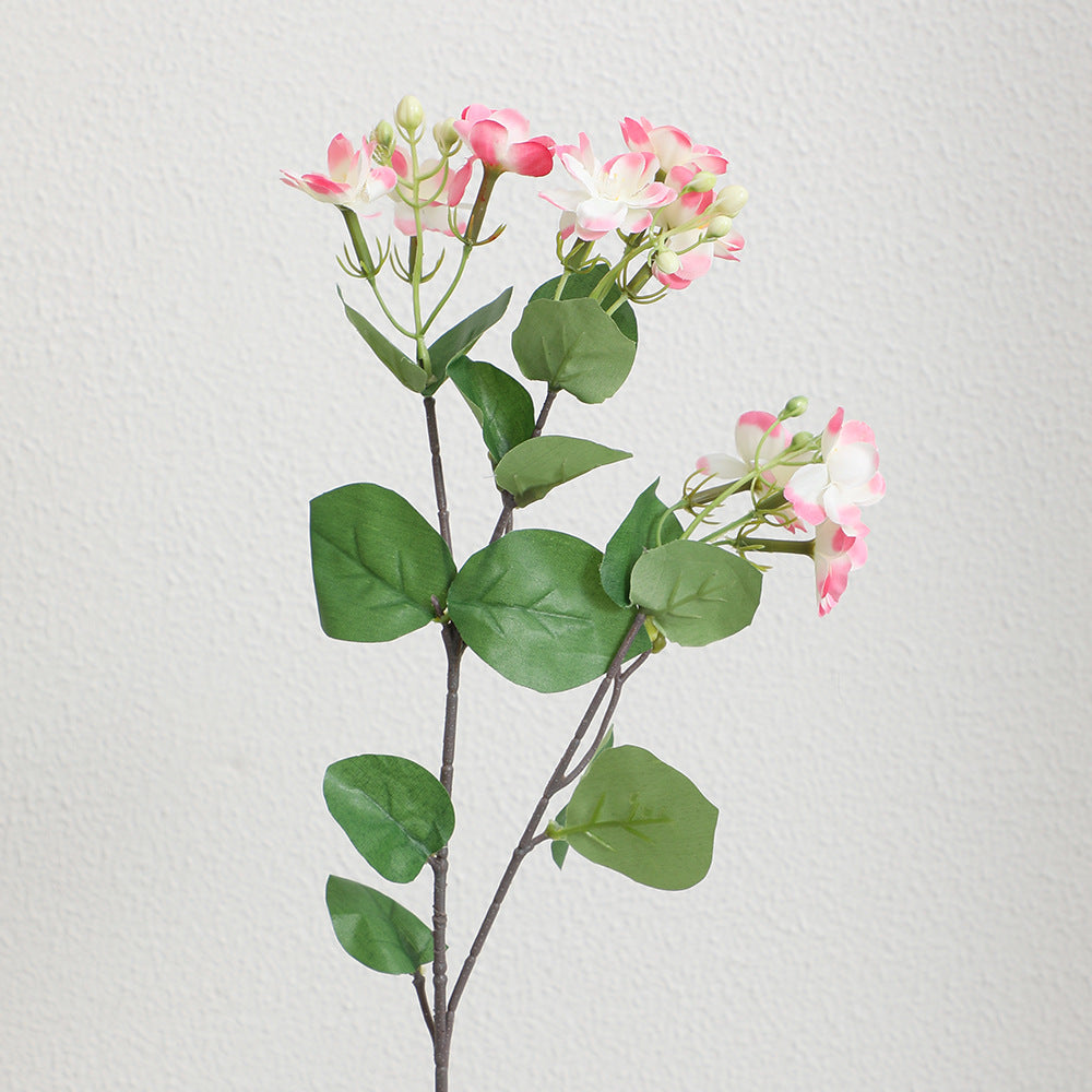 Künstlicher Blütenzweig mit lebhaften rosa Blüten Karnz