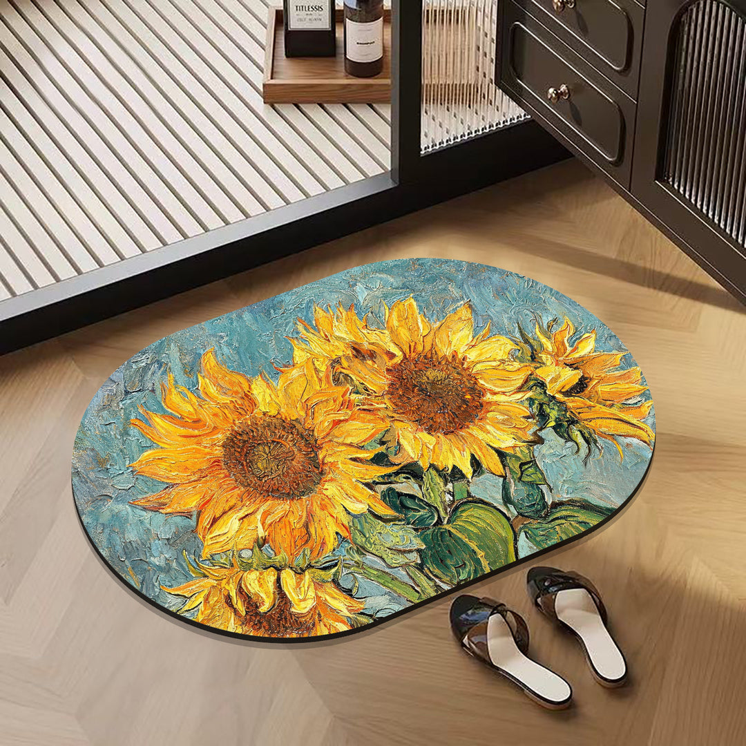Künstlerisches Floral Design Matte