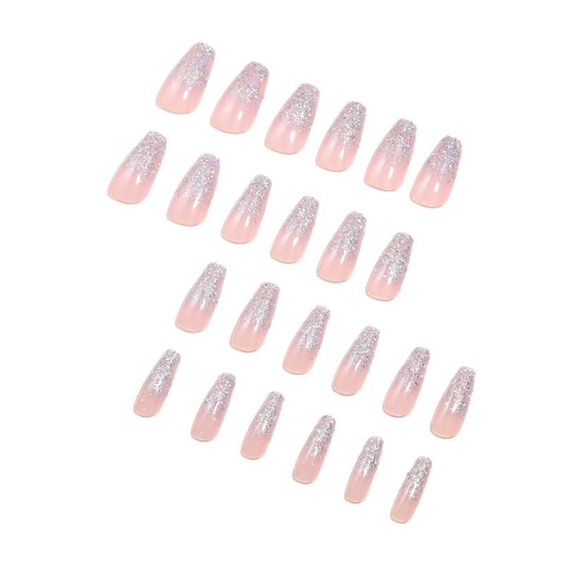 Luxus Glitzer Ombre Press-On Nail Set Karnz
