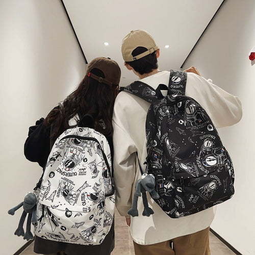Abenteuer-Themen Grafik Rucksack Karnz