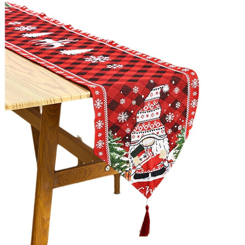 Festliche Tischdecke mit Weihnachtsmotiv Karnz