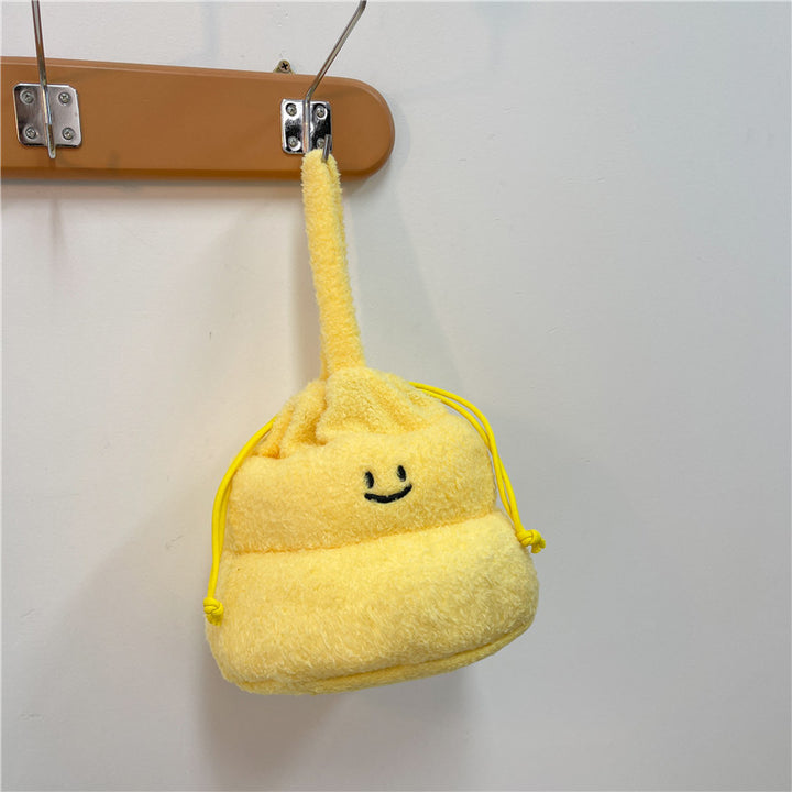 Plüsch Smiley Face Zugbeutel