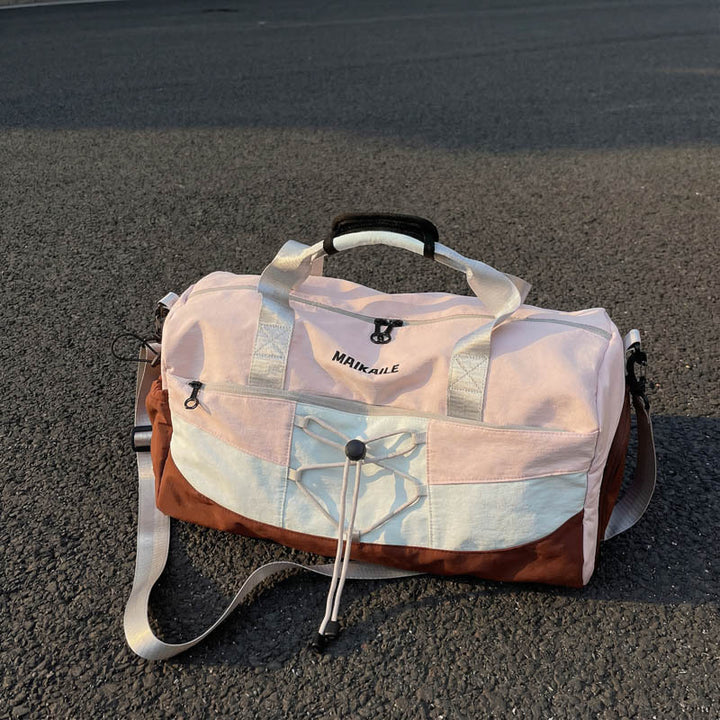 Stylische Reis-Duﬀel-Tasche mit mehreren Fächern