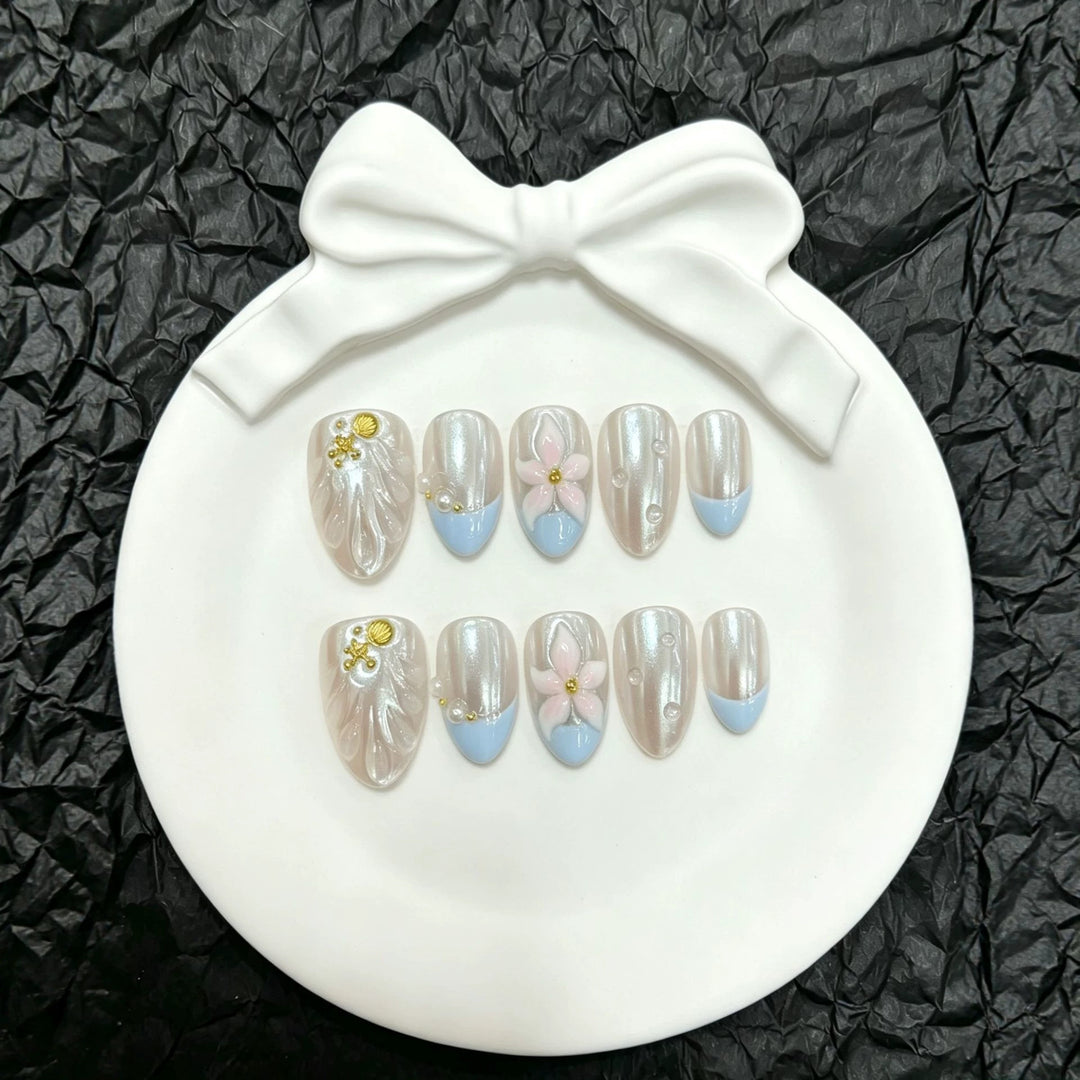 Premium Handwerklicher Press-On Nagel Set