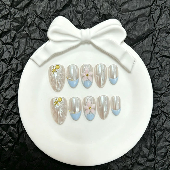 Premium Handwerklicher Press-On Nagel Set