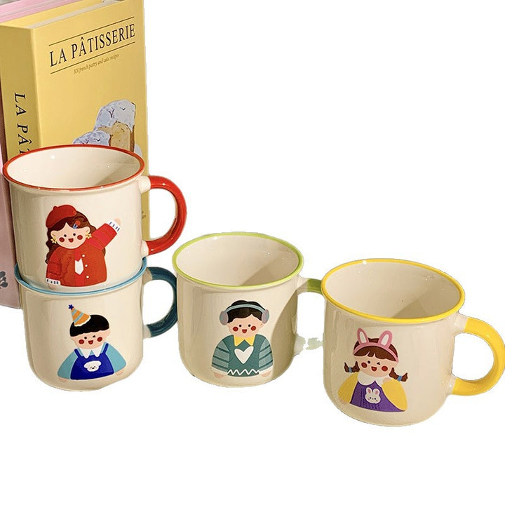 Keramiktasse mit Niedlichem Kinderdesign Karnz