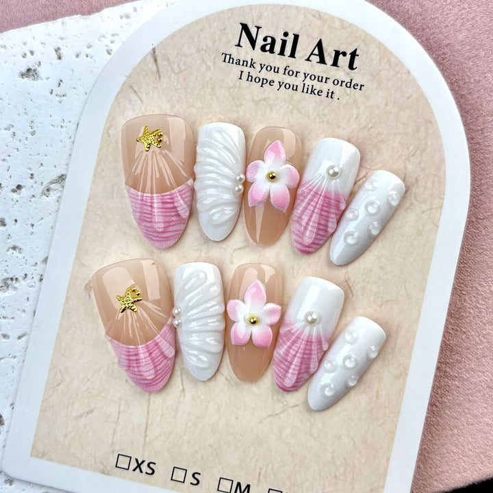 Künstlerische Press-On-Nageldesign-Kollektion
