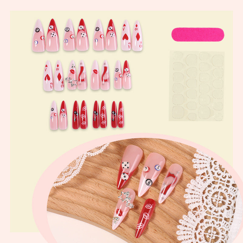 Verspieltes, Feiertags-Themen Press-On Nail Set Karnz
